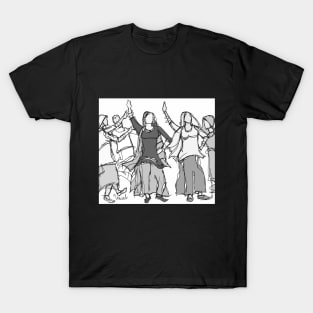 Giddah dancers celebrating T-Shirt